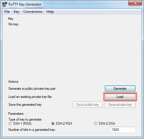 FastDomain - To Use SSH on Windows PuTTY - Generate Public/Private Key Pair & File